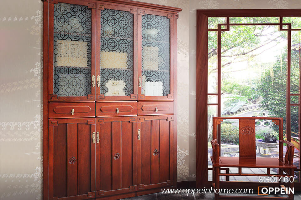 Kệ sách gỗ nguyên khối OPPEIN SG01460