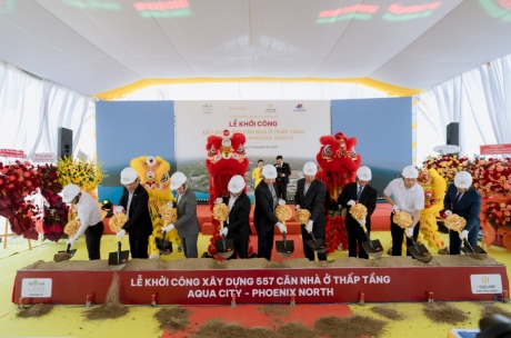 Bsquare cùng NIG khởi công hơn 500 căn nhà thấp tầng tại Aqua City